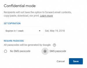 Confidential Mode Feature Screenshot 2