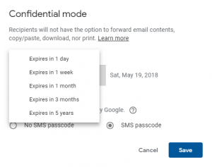 Confidential Mode Feature Screenshot 3