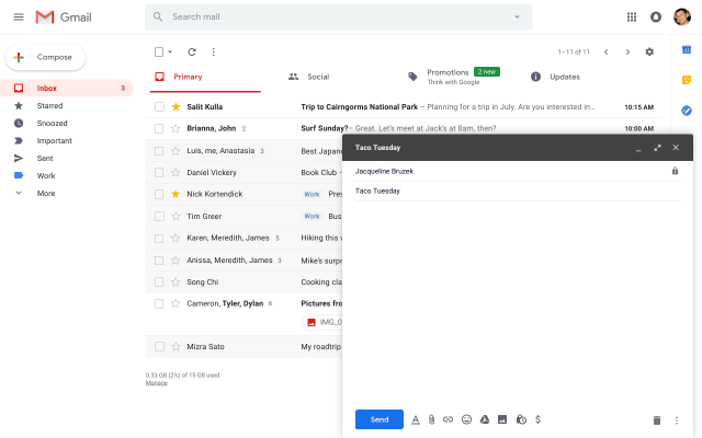 Gmail Smart Compose Feature