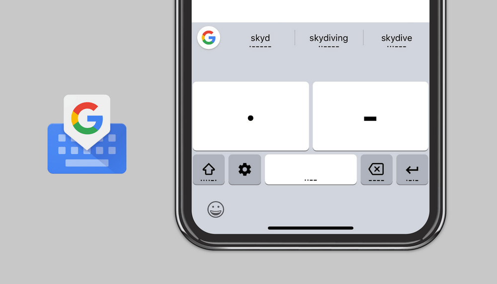 Google Implements Morse Code Typing in Google Gboard App