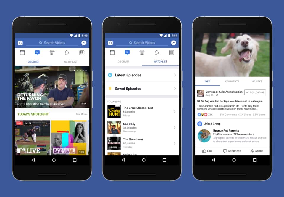 Facebook Watch Rolls out Globally