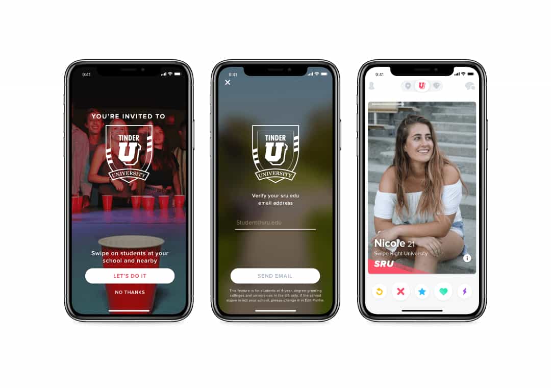 Tinder Launches Tinder U Exclusively for College Students