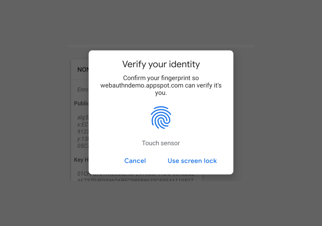 Chrome 70 Beta brings Fingerprint Authentication