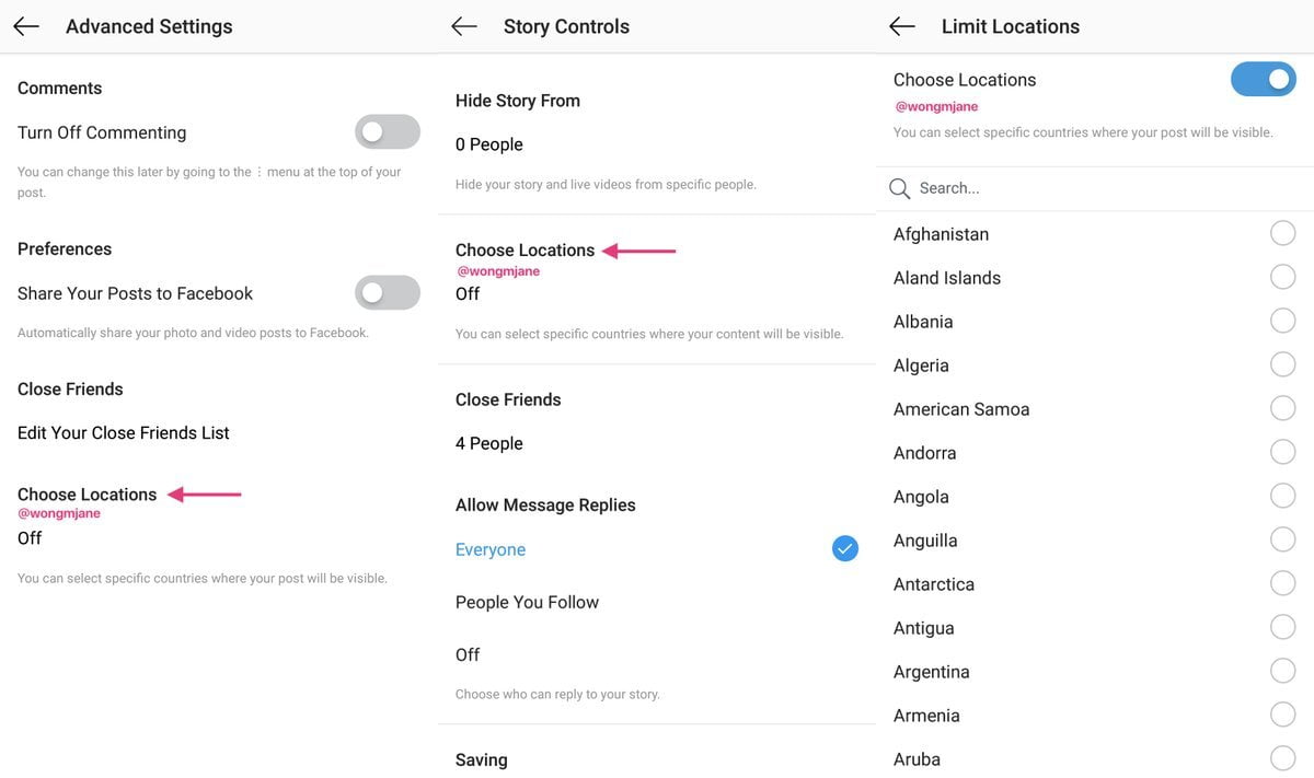 Instagram Geofencing Feature Snap