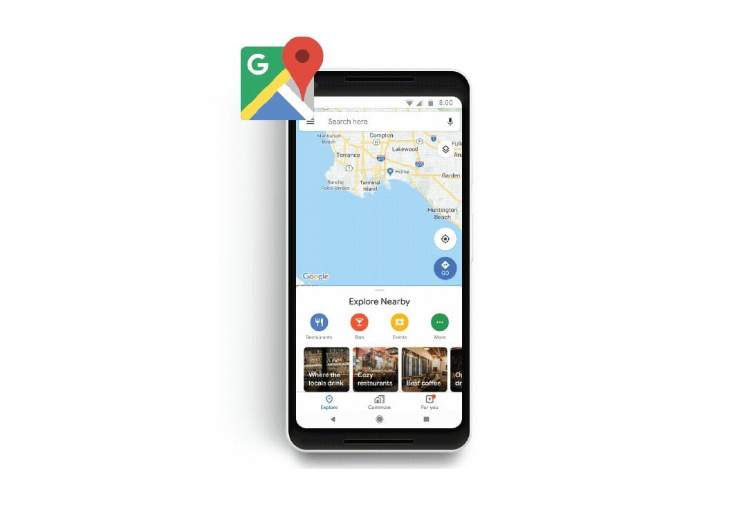 Google Map Adds Commute Tab