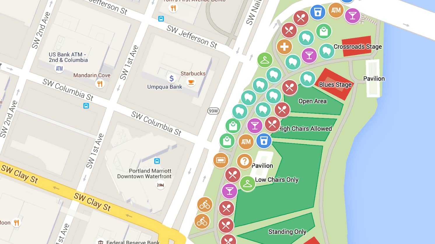 Google Maps App add Native Message Option