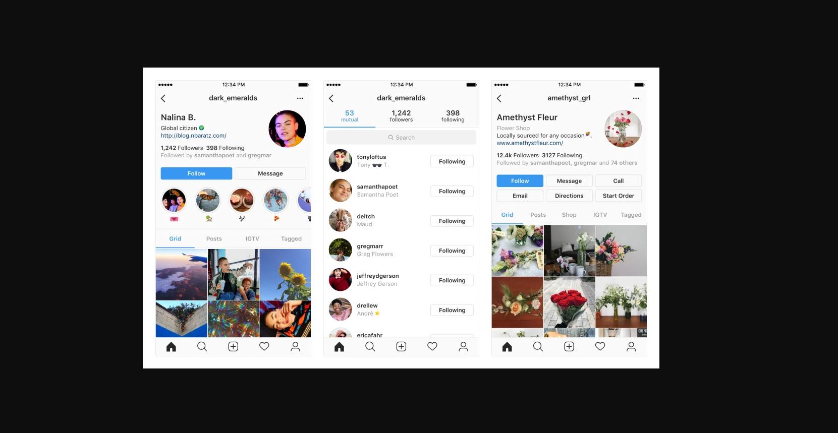 Instagram Testing Redesigned Profile Section