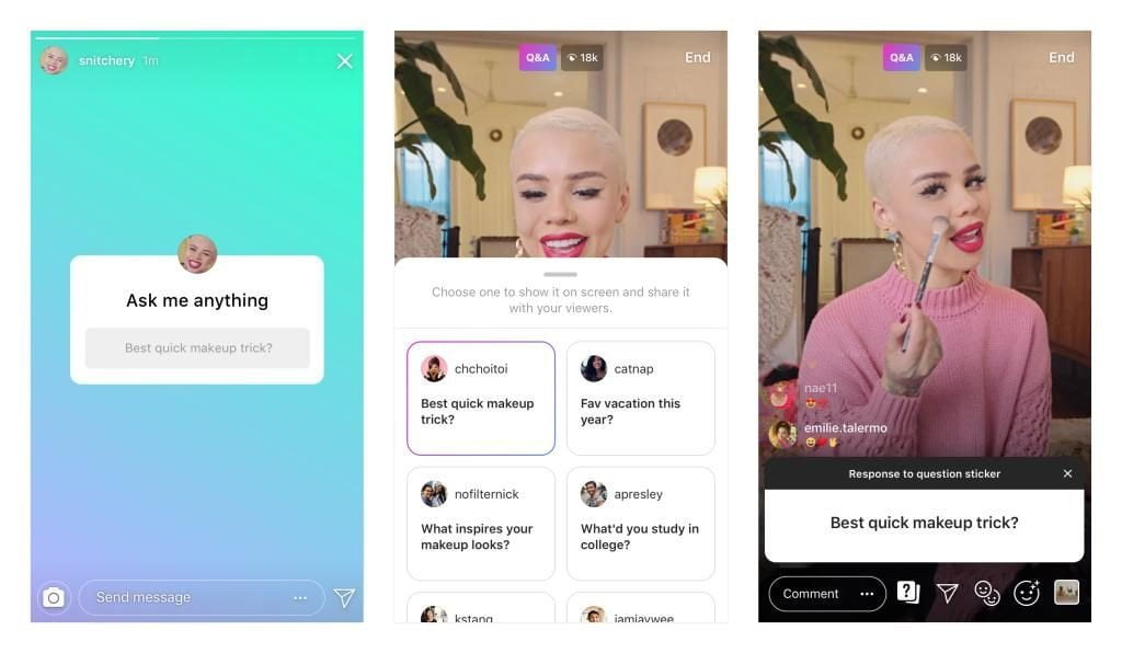 How to Ask Question on an Instagram Live Video