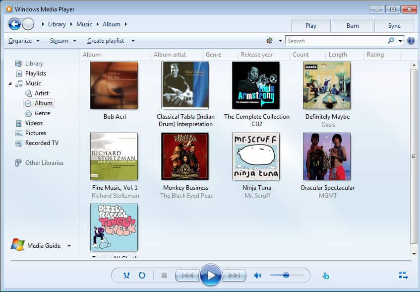 Windows Media Player now not showing you Meta Information