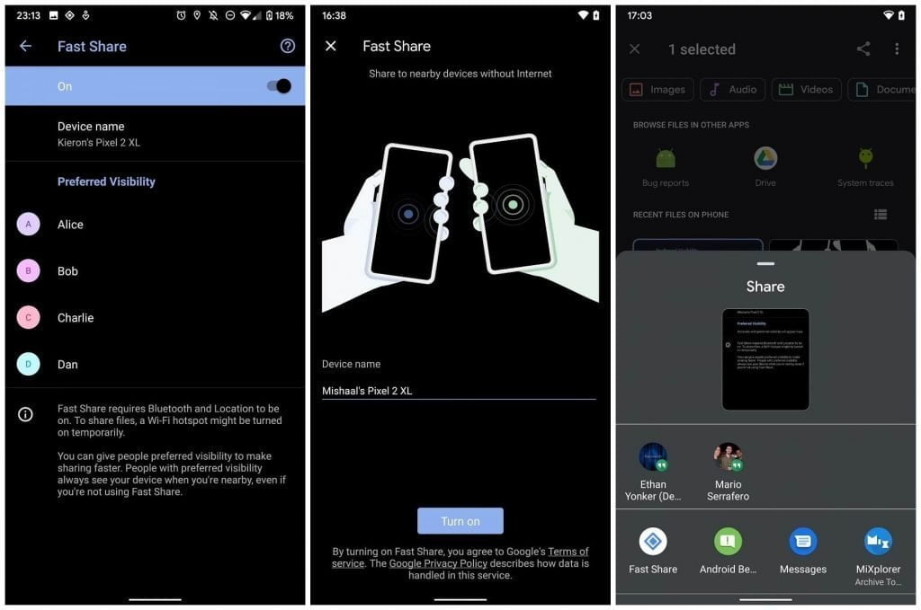 Fastshare Option Android