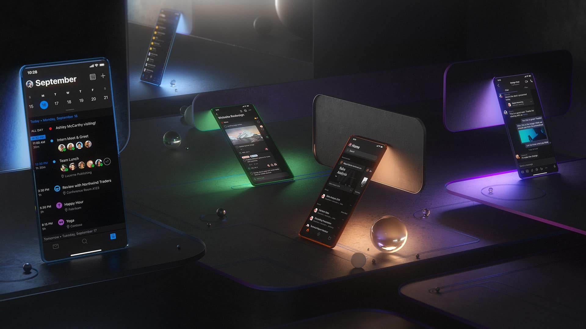 Microsoft rolled out Dark Mode in Microsoft Outlook app
