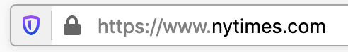 New Shield Icon in Firebox Browser Address Bar