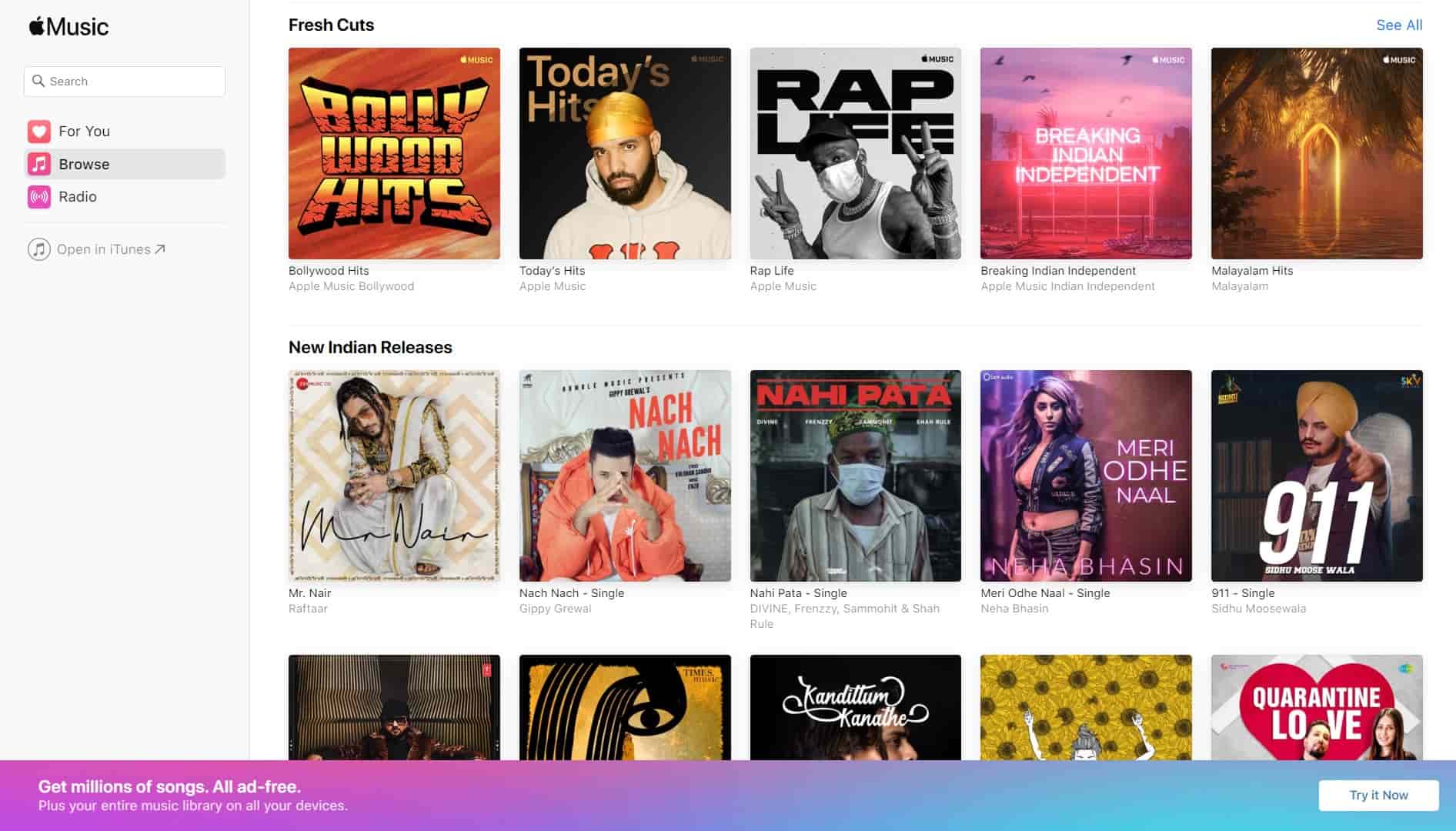 Apple Music for Web is now live and out of Beta