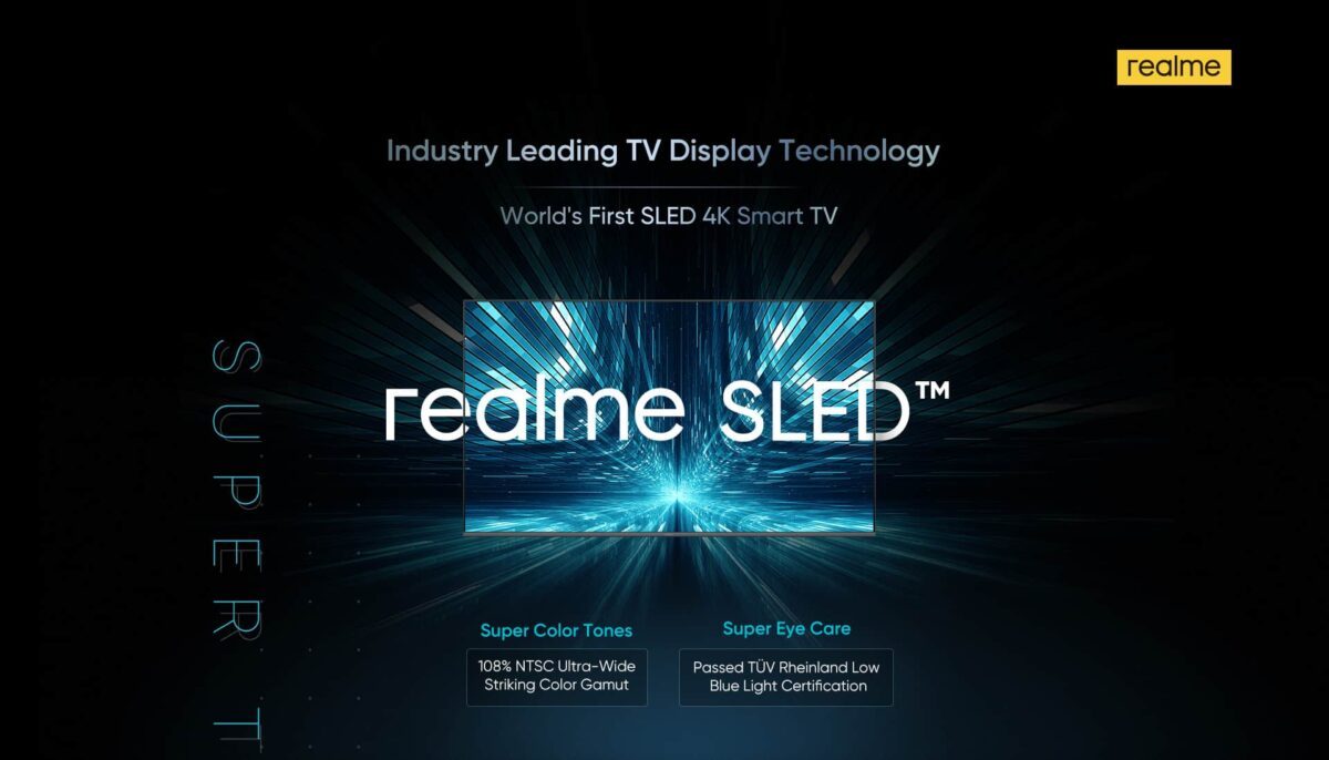 Realme to launch its 4K SLED TV in India at Rs 69999