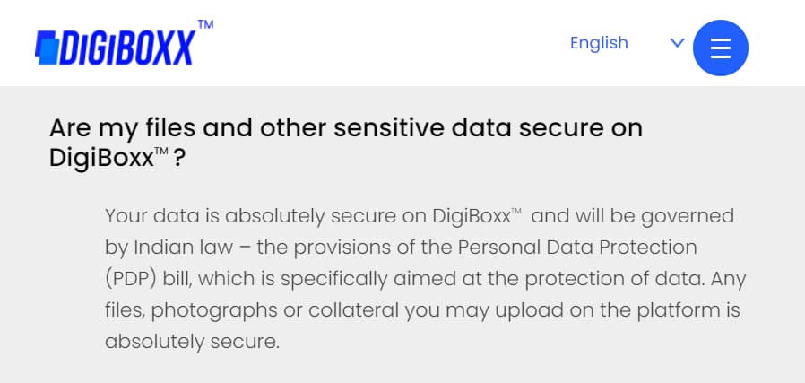 Is your data safe on Digiboxx