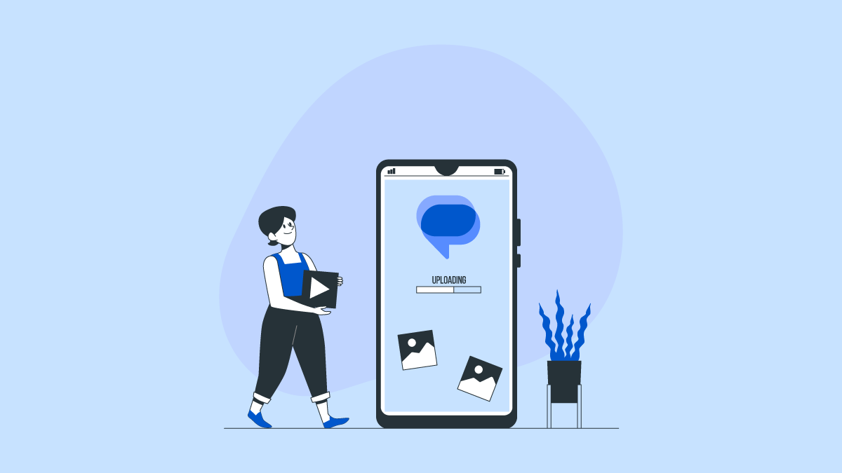 send photos faster in google messages