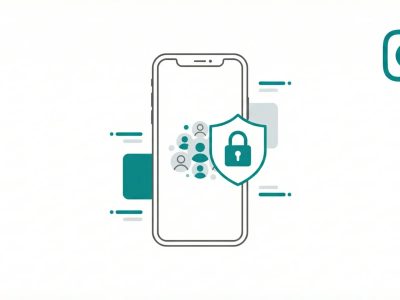 Minimal Instagram privacy illustration: smartphone with follower icons covered by a lock shield—how to hide your followers on instagram.