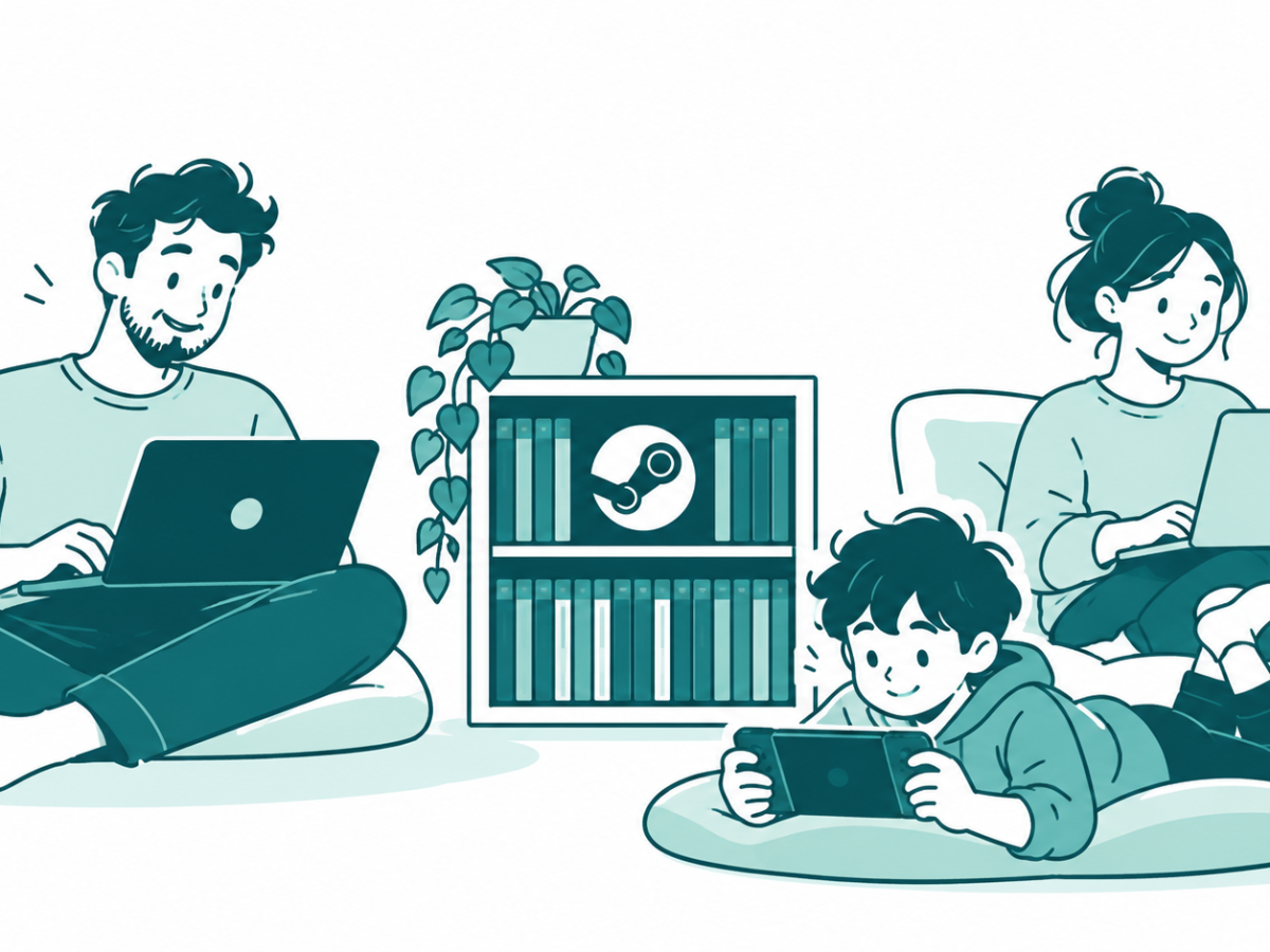 Steam Family Sharing: Set Up Steam Families Without Losing Track of Your Games